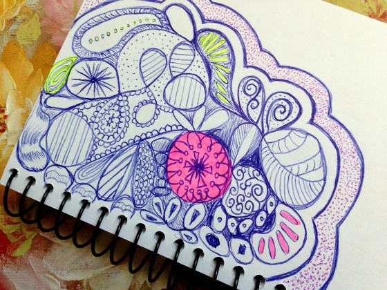 A Peek inside my doodle journal 2